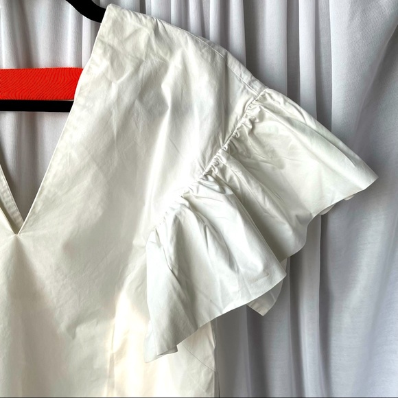 H&M White Ruffled Blouse - Picture 2 of 4